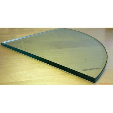 Tempered Glass Panel for Bathroom Corner Shelf