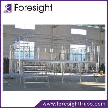 Folding stage platform aluminum stage platform