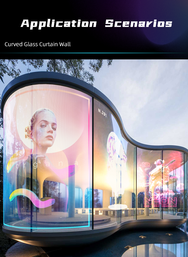 Transparent Led Film Screen P6