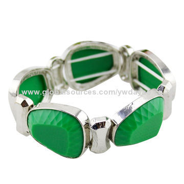 Silver plated customized resin bangles