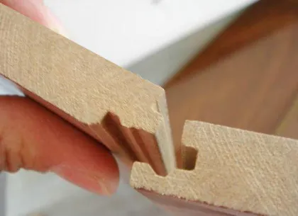 Glossy Laminate Flooring For School , Waterproof Laminated Floors