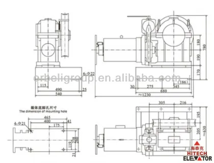 Torin Elevator Traction Machine FYJ180