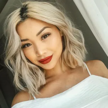 Ombre Black Blonde Water Wave Cheapest Price Bob Cut Glueless Curly Short Synthetic Hair Wigs For Black Women