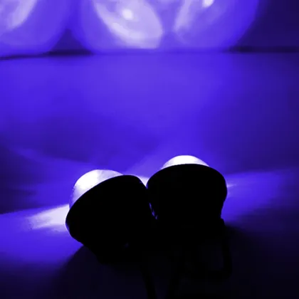 Eagle Eye LED Light Set 12V DRL Daytime Running Tail Lights 6000K White for Car & Motorcycle