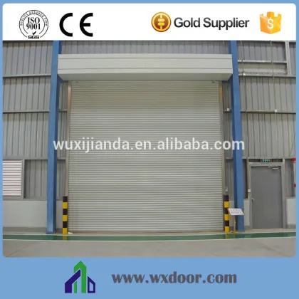JAD Brand Industry windproof galvanized steel panel roller shutter doors metal roll up door