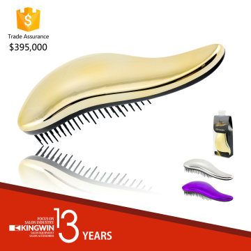 Detangling Brush, Chrome plated
