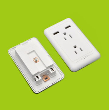 Multifunctional 5V 2.5A Double USB Electric Wall Switch Mount Shaver Socket