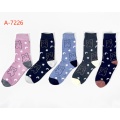 Candy-colored high-top stockings for women