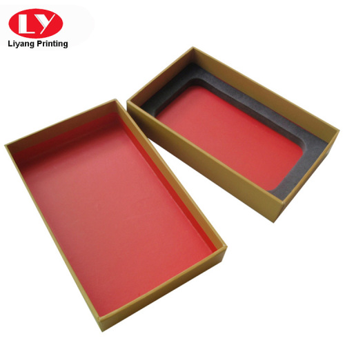 Printed Paperboard Cellphone Packaging Box With Foam