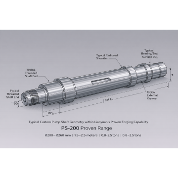 High Wear Resistance Custom Alloy Steel Pump Shaft