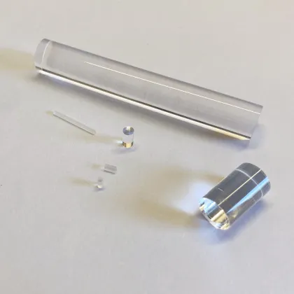 JGS1 Quartz Glass Rods: Diameter 1mm-5mm Mini Optical Rods