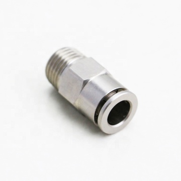 M5 Thread Push Pneumatic Brass Fittings in 4mm, 6mm, and 8mm