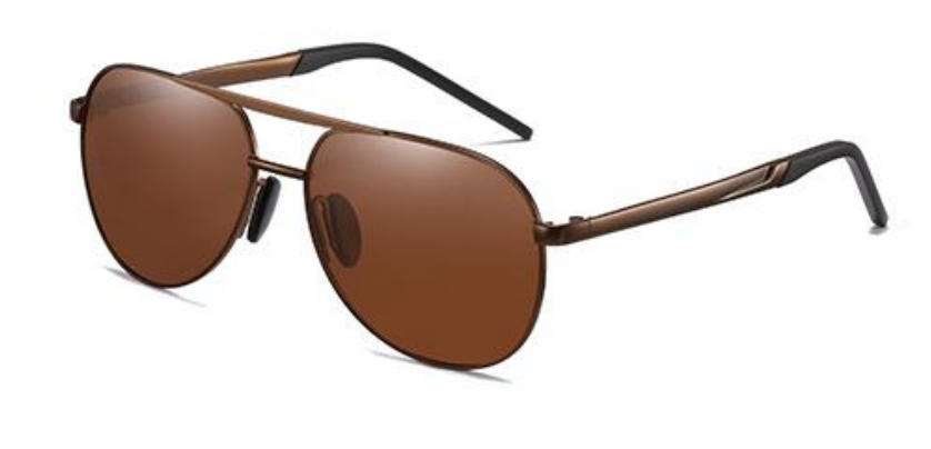 Gafas de sol de acero inoxidable para hombres con mascullos