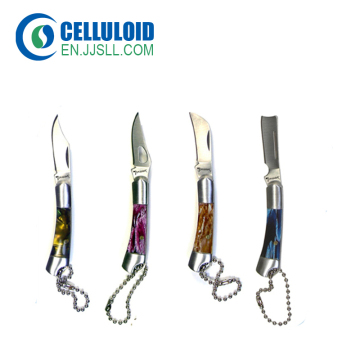 Finished products celluloid sheets for knife toolholder coating material