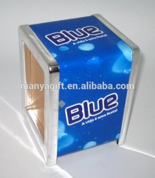 Napkin Holder with Palstic Frame & Wooden Doors