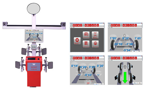 3D Wheel Aligner Machine System