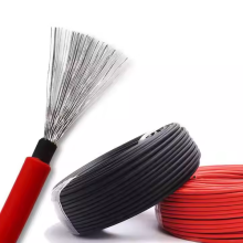 Black Xlpo Insulation PV1-F Photovoltaic Solar Cable