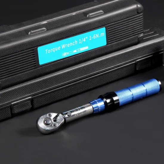 VIKTEC China Cheap Price 72-Tooth Profession Tools Micrometer Adjustable 1/4\" 1-6N.m Mini Bike Torque Wrench