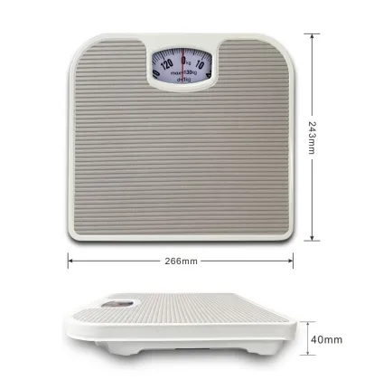 Anti-Skid Metal Mechanical Bathroom Scale for Body Balance Health