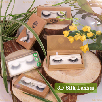 Custom Biodegradable 3D Vegan Mink Eyelash Private Label Packaging