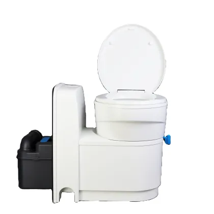 Gravity Flushing Cassette Toilet Anti-Stinky with Roller Waste Holding Tank for RVs and Yachts W5000