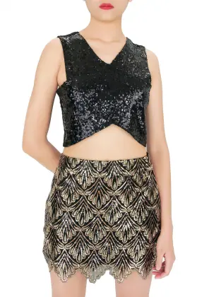 Alice Sequin Mini Skirt