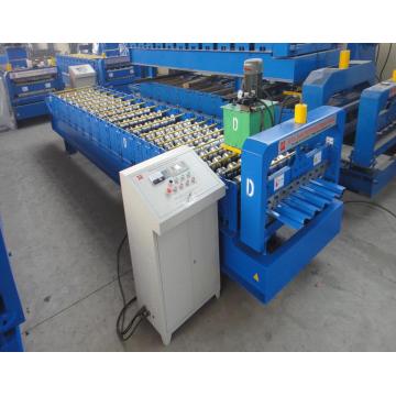 European Style Roofing Tile ISO Roof And Wall Panel Roll Forming Machine