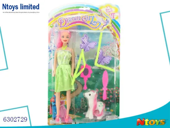 6302729 LOVELY 11INCH VINYL DOLL FOR GIRL PLAY