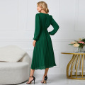 custom Casual Midi Dress long Sleeve