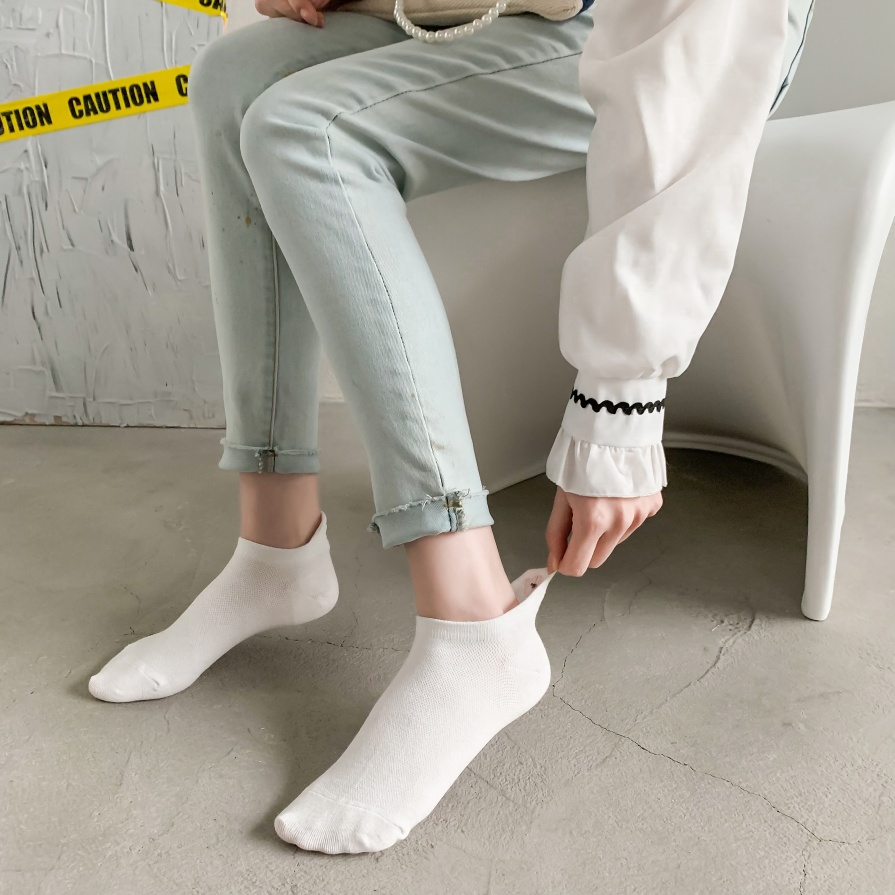 Cherry Blossom mesh boat medyas