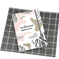 Adorable cat style cute metal cover notebook