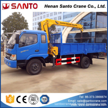 5 Ton Truck Crane with Bucket Boom Small Crane