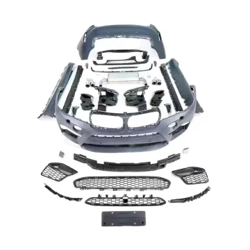PP Material Car Body Kit Bumpers and Side Skirts for BMW X6 F16 2015 Upgrades