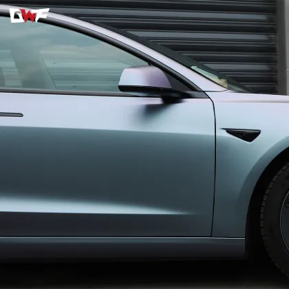 Matte Capri Grayish Purple Color Change PPF