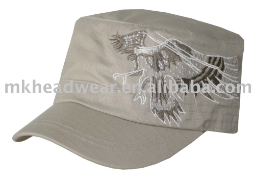 fashion army cap with emb