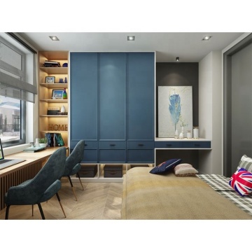 Modern Bedroom Wardrobes: Free Simple Design in Wood Material