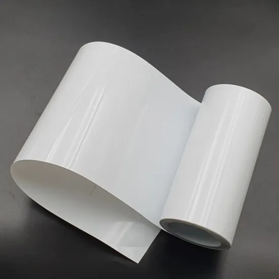 300 microns glossy white PVC film for Pharma Blistering