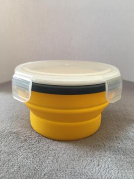 Bento box per contenitori pieghevoli portatili pieghevoli rotondi