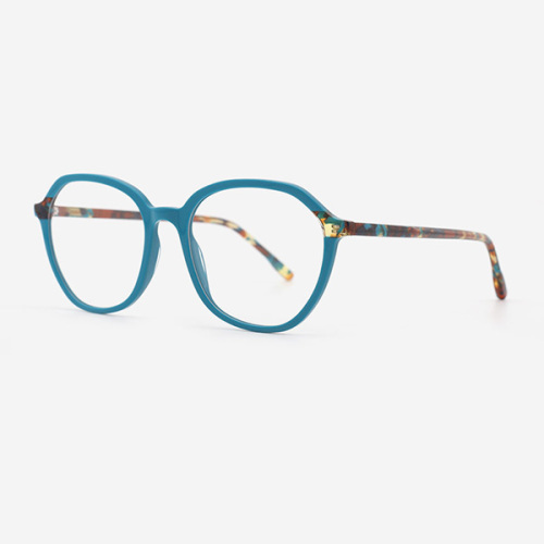 Round Full Rim Acetate Women`s Optical Frames 23A3061