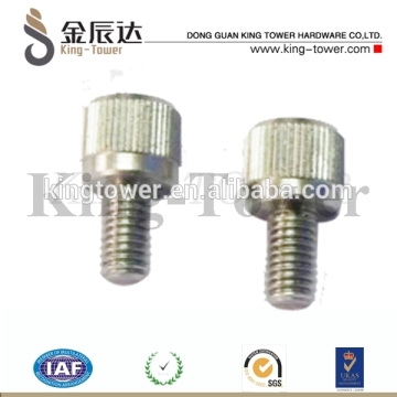 사용자 정의 블랙 knurled 알루미늄 엄지 m3 나사
