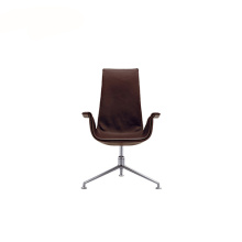 Walter Knoll 하이 백 양동이 라운지 의자