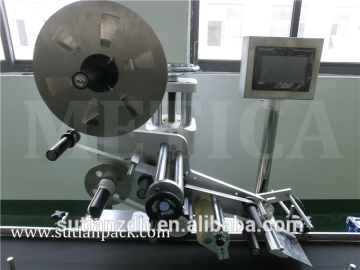 Automatic Top Labeling Machine with three Labeling Heads