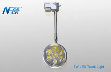 600lm 7w Pure White Commercial Led Track Lighting , 120v Led Track Lighting