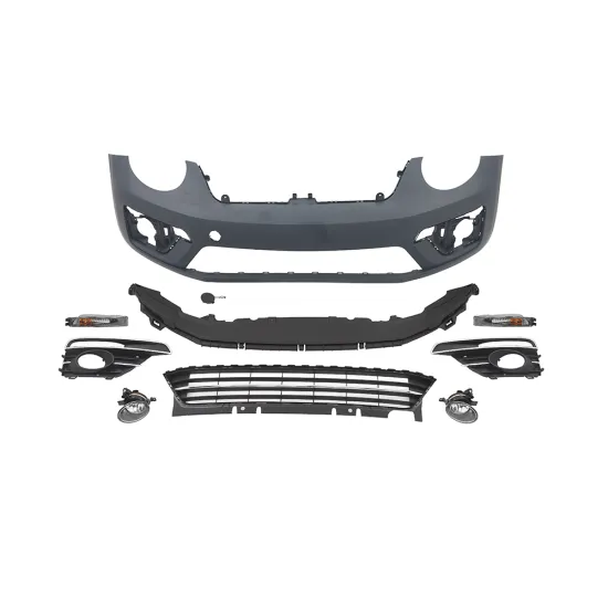 K-SEEK Car Bumper Assy Auto Retrofit Front Body Kit for VW Beetle R-Line (2012-2018)