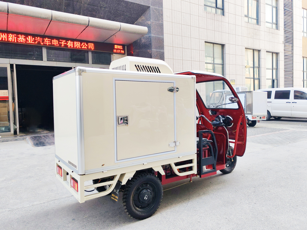 الدراجة الثلاثية المبردة الكهربائية النموذجية المثالية لسلسلة التبريد في الميل الأخير