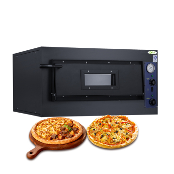 Stainless Steel Single Deck Electric Pizza Oven for Bakery and Fast Food Restaurant