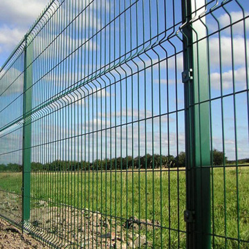 High security Outdoor decorative 3d wire msh fence