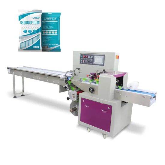 Automatic Face Mask Packaging Machine for KN95 Pillow Pouch Packing