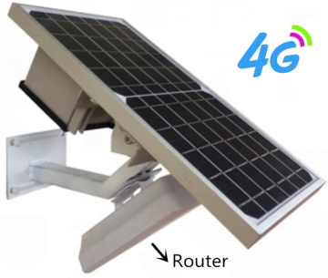 4G LTE Router with Solar Power and Dual SIM Waterproof Wireless Wifi Router