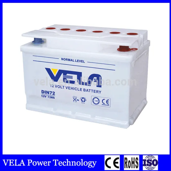 Lowest Price Hot Sale DIN72 Dry Charged Lead Acid Car Battery For Car Starting